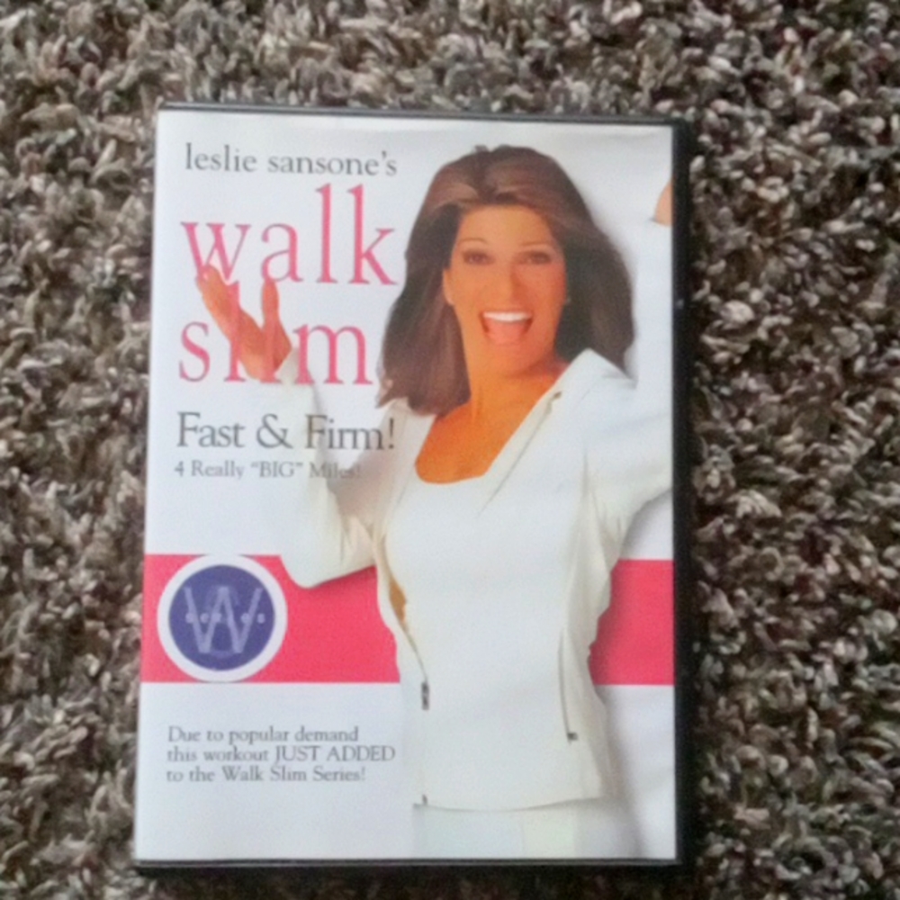 Exercise video, Leslie Sansone's Walk Slim. Fast & Firm video. 4Really Big miles